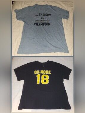 Lot / Bundle 2 Tshirts Tops Golf